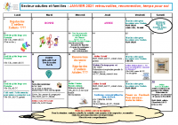 Programme Adultes et Familles Janvier 2021