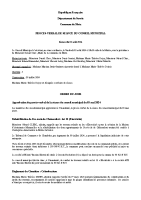 Procès verbal de la séance du conseil municipal du 02 août 2024